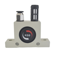 Pneumatische Vibratoren der GT/K-Serie Kleine Turbinen vibratoren mit einstellbarer Amplitude und hoher Leistung in Edelstahl