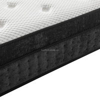 Matelas hybride à ressorts ensachés 5 zones, 12 pouces, avec mousse à mémoire de forme en gel