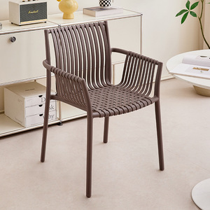 Garden <b>Chair</b> <b>Plastic</b> Outdoor Armchair Simple Backrest <b>Dining</b> <b>Chair</b> Balcony Patio Use - Product Image 1