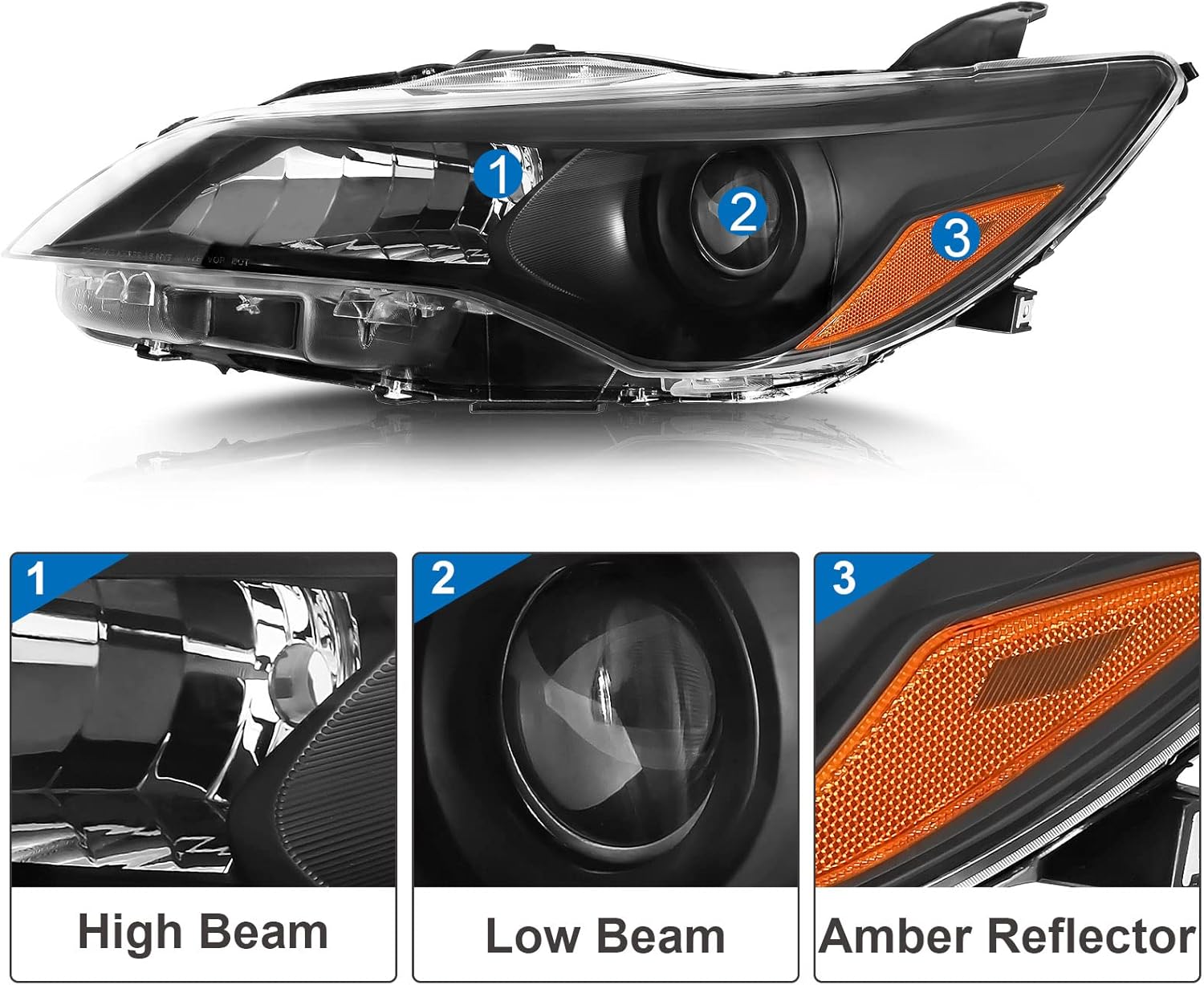 camry headlight 2016