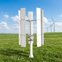 Éolienne à axe vertical de 20 kW avec pales en alliage d'aluminium de qualité pour la vente