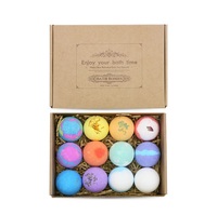 Bombes de bain naturelles Boîte d'emballage pour bombes de bain Bombes de bain naturelles Vente en gros