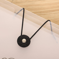 Sac de rangement pour dossiers en PP transparent imperméable avec logo personnalisé, pour étudiants, organisation de dossiers, rangement multi-couches, classeur