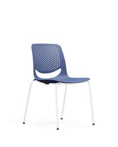 Silla de Oficina Moderna de Alta Calidad con Malla Transpirable, Diseño sin Ruedas, Altura Ajustable para Salas de Espera, Aprendizaje y Capacitación, Deseada por su - Product Image 4