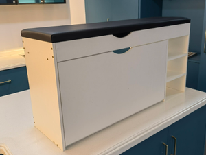 Simple Entryway Shoe <strong>Bench</strong> with <strong>Storage</strong>, Home Shoe Rack with Soft Padded Seat, Indoor <strong>Hallway</strong> Shoe Cabinet Can Sit - Product Image 5