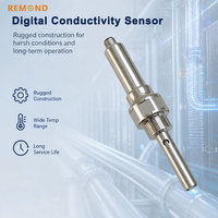 Probe Sensor Konduktivitas Baja Tahan Karat 316 untuk Pusat Data AI Berpendingin Cair PG25 EG25 Pemantauan Pendingin Ulir G3/4 0-20μS/cm