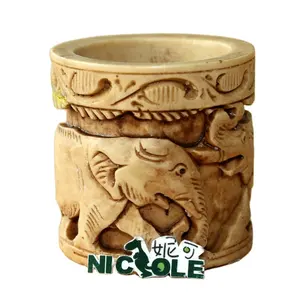 Nicole Handmade Elephant Silicone Khuôn Nến Cao Su, Khuôn Xà Phòng Silicone Tùy Chỉnh