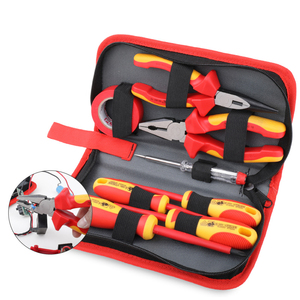 Set di 8 <span class=keywords><strong>Cacciaviti</strong></span> e Pinze Isolate Resistenti ad Alta Tensione <span class=keywords><strong>Cacciaviti</strong></span> Speciali Utensili per Elettricisti - Product Image 4