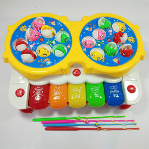 <span class=keywords><strong>Jouet</strong></span> musical en plastique AJB 3 en 1, piano <span class=keywords><strong>jouet</strong></span> avec lumière et musique, <span class=keywords><strong>jouet</strong></span> de pêche éducatif pour enfants - Product Image 4