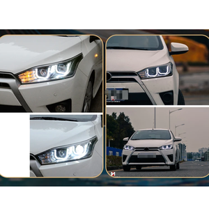 Pour TOYOTATTY011-V1 Ensemble de phares LED pour Toyota Yaris 2013-2017, phare Plug & Play avec clignotant DRL - Product Image 6