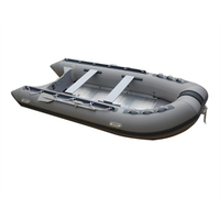 Nouveau design Kayaks de sports nautiques Plancher en aluminium PVC Bateau de sauvetage gonflable à rames à vendre