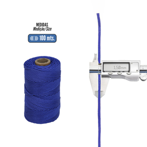 Corda Intrecciata in Polipropilene Blu (Bobina da 100 Metri) - Product Image 2