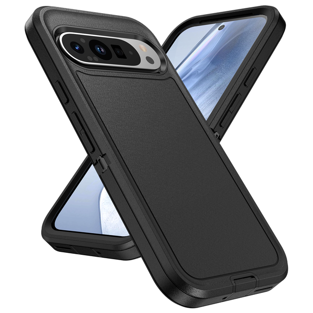 Shockproof Phone Case for Google Pixel 9 Pro XL Mobile Phone Protection Cover TPU PC Anti-Drop Luxury Back Cover Wholesale