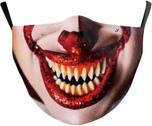 Máscara de terror de Halloween Scary Creepy <span class=keywords><strong>Face</strong></span> Cover Ajustable Reutilizable para la decoración de la fiesta para asustar y aterrorizar a los invitados - Product Image 5