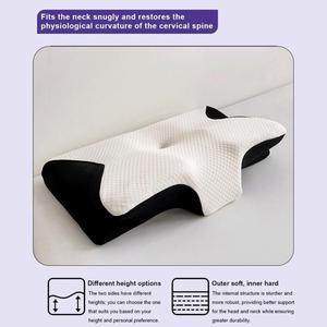 Almohada Ortopédica Ergonómica 2025 para el Cuello, Espuma Viscoelástica de Rebote Lento, Soporte Cervical, Almohada para Dormir en Casa, Dormitorio u Hotel - Product Image 4