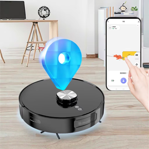 OEM/ODM Bienvenue LDS Navigation Aspirateur robot intelligent rechargeable V8 3500Pa Puissance d'aspiration Fonction de lavage Plastique HEPA - Product Image 1
