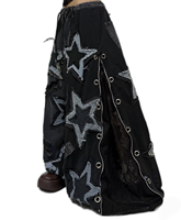 Pantalon en jean noir patchwork style Y2K HaiYao, streetwear hip hop, jeans baggy, vente en gros, haute qualité