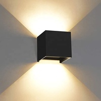 Offre Spéciale G9 ampoule remplaçable carré mur LED lumière 3000k blanc chaud lumières d'extérieur mural pour la maison