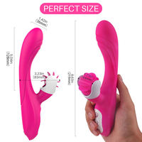 USB-Aufladbares Silikon-Zungen-Sexspielzeug für Frauen mit 360-Grad-Vibrator zur Klitoris- und G-Punkt-Stimulation