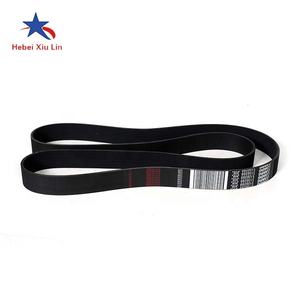 Prix usine trous fraisés perforés et revêtement en polyuréthane polyuréthane en caoutchouc rouge courroies de distribution fendues en Pu courroie synchrone - Product Image 1