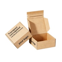 Caja de Cartón Rígida con Logotipo Personalizado, Ecológica, Hecha con Materiales Reciclados, con Cierre de Cremallera, Adhesiva, con Perforación para Apertura Fácil y Autosellable