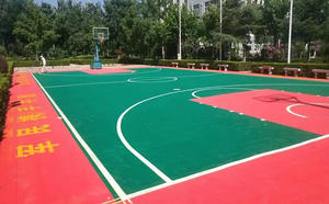 Azulejo de cancha deportiva de suelo de larga garantía Baloncesto al aire libre Canchas deportivas Azulejos de suelo - Product Image 4