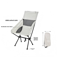 Chaise de camping pliante carrée en acier portable d'extérieur, chaise de détente écologique pour la plage, le jardin, le pique-nique, la pêche, design moderne