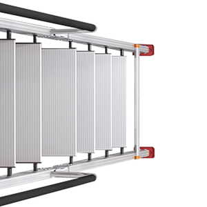 Escaleras plegables modernas extensibles ajustables en altura de paso de aluminio interior multifuncional para uso exterior de supermercado - Product Image 1