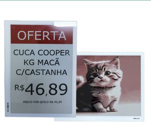 Etiqueta Electrónica de Precio para Estante, Nuevo Diseño, Etiquetas ESL de 13.3 Pulgadas con Pantalla de Tinta Electrónica Tricolor, Sistema ESL, Etiqueta Eink - Product Image 1