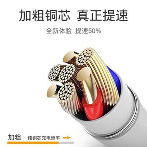 Cable de Datos Tipo C, Carga Rápida de 6A, Cable de TPU Blanco de Una Sola Punta para Teléfonos Huawei - Product Image 2