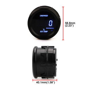 CNSPEED 2-Inch Digital Exhaust Temp <b>Gauge</b> 12V Blue LED Display For Car Universal Use - Product Image 3