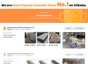Entrepôt américain livraison gratuite matériaux d'insonorisation panneau mural à lattes acoustiques lamelles de bois panneau acoustique PET - Product Image 6