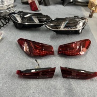 Pour BMW Série 4 (G22 G26) 2020-2026 : Ensemble de phares remis à neuf et équipé de crocs LED et de phares à lentille bicolore