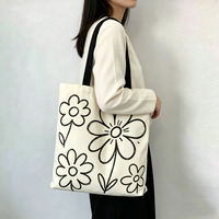 Sac fourre-tout en toile avec logo personnalisé et poche intérieure, sac à bandoulière en matériau recyclé pour femmes, pour les courses