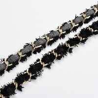 Ruban de dentelle perlée en strass à coudre, ceinture de mariée en cristal, tresse décorative pour vêtements, robes, sacs, chapeaux et accessoires pour cheveux