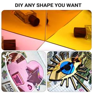 Lámina de Acrílico Espejo Dorado de 3mm, Estilo Moderno, Colorida, Superficie Pulida, para Exhibición de Prendas, Corte Láser, Fabricación Personalizada - Product Image 6