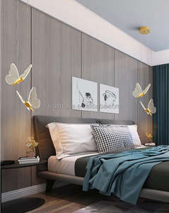 Lámpara Colgante de Lujo con Mariposas de Acrílico, Candelabros de Techo <span class=keywords><strong>y</strong></span> Lámparas Suspendidas para Cocina, Bar <span class=keywords><strong>y</strong></span> Decoración del Hogar - Product Image 6