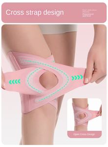 Rodillera Deportiva Delgada con Protección de <span class=keywords><strong>Menisco</strong></span>, Soporte de <span class=keywords><strong>Rodilla</strong></span> para Correr, Fitness, Tenis, Deportes, Compresión Antideslizante - Product Image 4