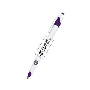 Promotional Custom Recycled Plastic Ballpoint Pen With Logo Advertising Ballpoint Pen