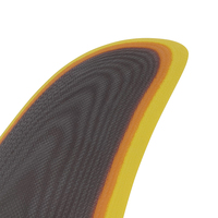 Vente en gros Fibre de verre Single Fin Multicolore Surf Center Fin 10.5 pouces SUP Surfboard Fin Accessoires Longboard Gear pour Surf