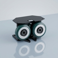 Pièces d'ascenseur : Patin de guidage pour ascenseurs Mitsubishi et TKE, modèle GL76A, pour rail de 10 mm et 16 mm