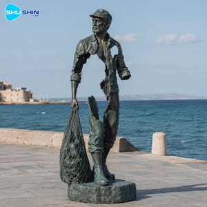 Scultura Artistica in Bronzo a Prezzo di Fabbrica, Statua in Metallo con Illusione Ottica, Decorazione Artistica Pubblica per Parchi, Piazze e Porti - Product Image 2