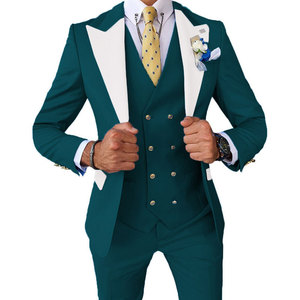 Nouveauté 2024 : Costumes <span class=keywords><strong>Homme</strong></span> 3 Pièces Slim Fit – Ensemble Business Tendance pour Mariage et Cérémonie – Tenue de Marié 3 Pièces - Product Image 1