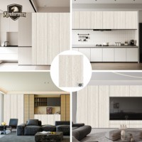 Panneau MDF mélaminé 4x9 pieds, motif grain de pierre, pour meubles de cuisine et salle de bain, étagère décorative, feuille ignifuge et résistante à l'humidité