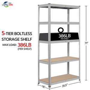 High-Capacity Storage Racks &amp; Warehouse Shelving Units Heavy Duty <strong>Metal</strong> <strong>Racking</strong> <strong>System</strong> for Industrial/Home Use - Product Image 2