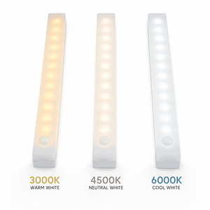 Rechargeable <b>Motion</b> <b>Sensor</b> <b>LED</b> <b>Cabinet</b> <b>Light</b> 3 Color Temperature Dimmable Wireless Under <b>Cabinet</b> Lamp Type-C Charging - Product Image 3