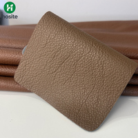 Tissu en cuir PU écologique durable à texture litchi, anti-rayures, anti-taches pour canapé, siège de voiture, chaises de restaurant, non tissé