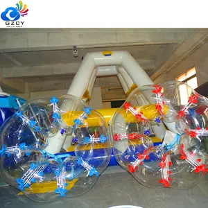 PVC Infla table Bumper ball Human Body Anzug Aufblasbarer Bubble Bumper Ball für Erwachsene Hochwertige 1,0mm Unisex Fußball Größe 4