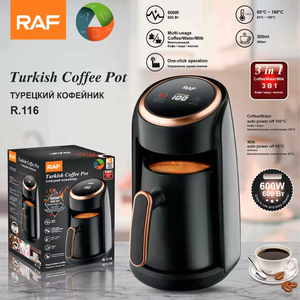 600W Turkish Coffee <b>Pot</b> with 300ml Capacity LCD Display Multi Usage for Coffee <b>Tea</b> and Milk Preparation - Product Image 6