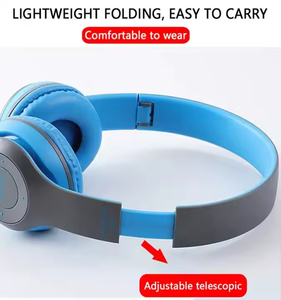 Audifonos P47 Blue Tooth <strong>Headset</strong> On-Ear &amp; Over-Ear <strong>Gaming</strong> Headphones With USB Wireless DJ <strong>Use</strong> Blue Tooth On-Ear Fone De Ouro - Product Image 3